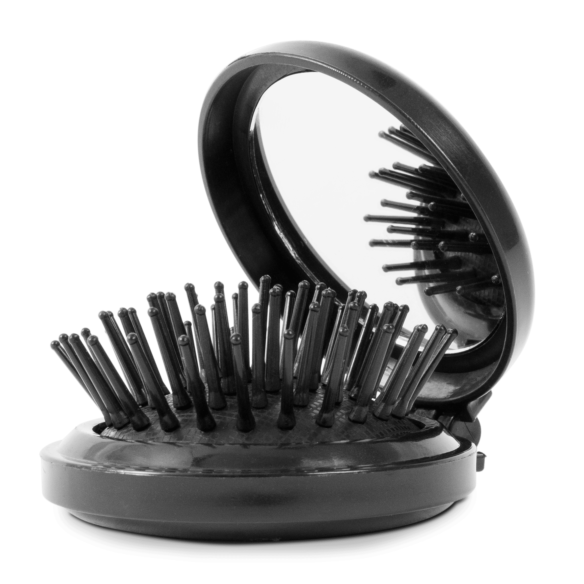 Mini Hair Brush w/ Mirror