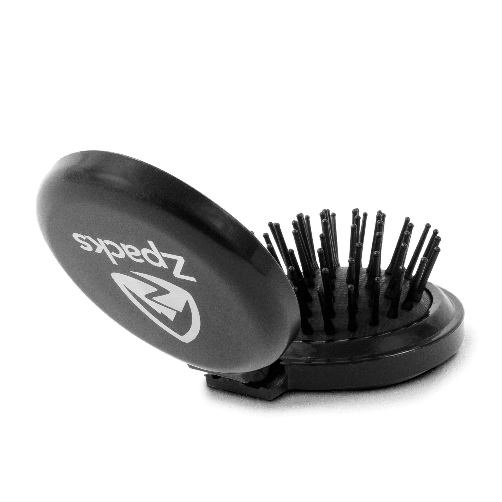 Mini Hair Brush w/ Mirror